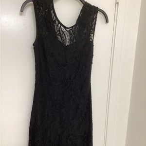 Little black lace dress